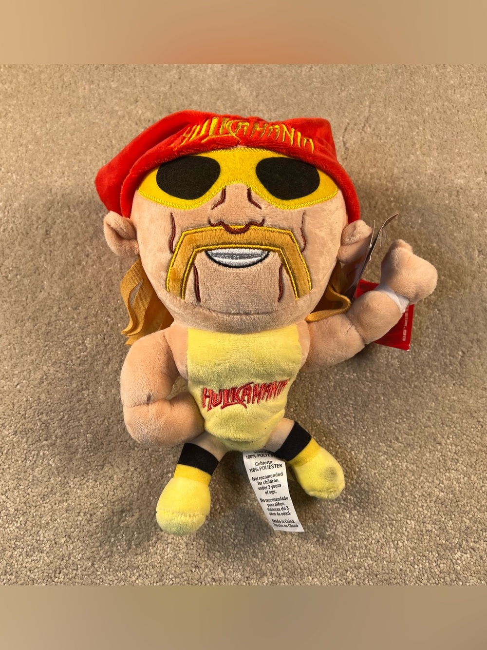 Hulk Hogan Plush NWT WWE 9" Wrestling Figure